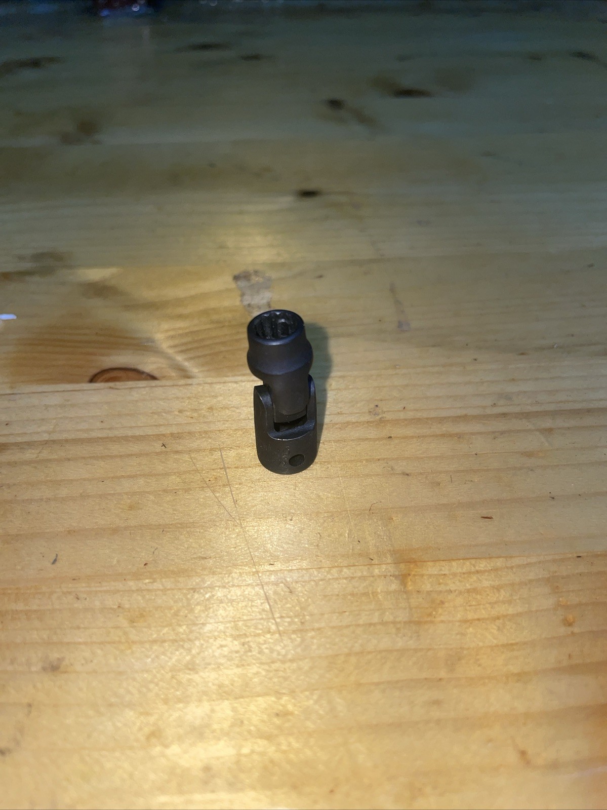 SNAP ON 1/4 Inch Drive 1/4 Size Black Oxide Flex Socket 12 Point