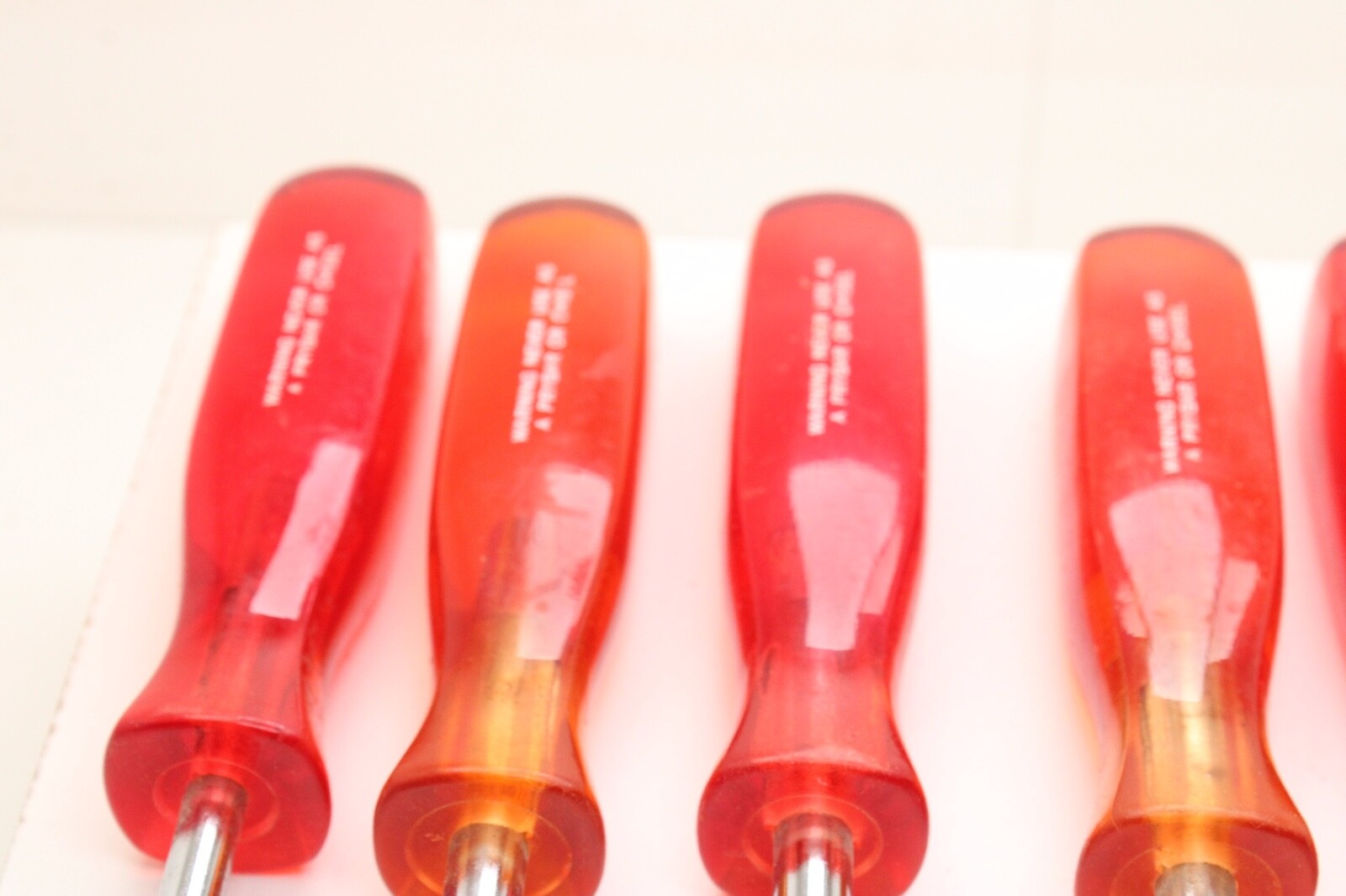 Unbranded Nut Drivers SAE 7 Pc. Set 1/2” 7/16” 3/8” 11/32” 5/16” 1/4” 3/16”