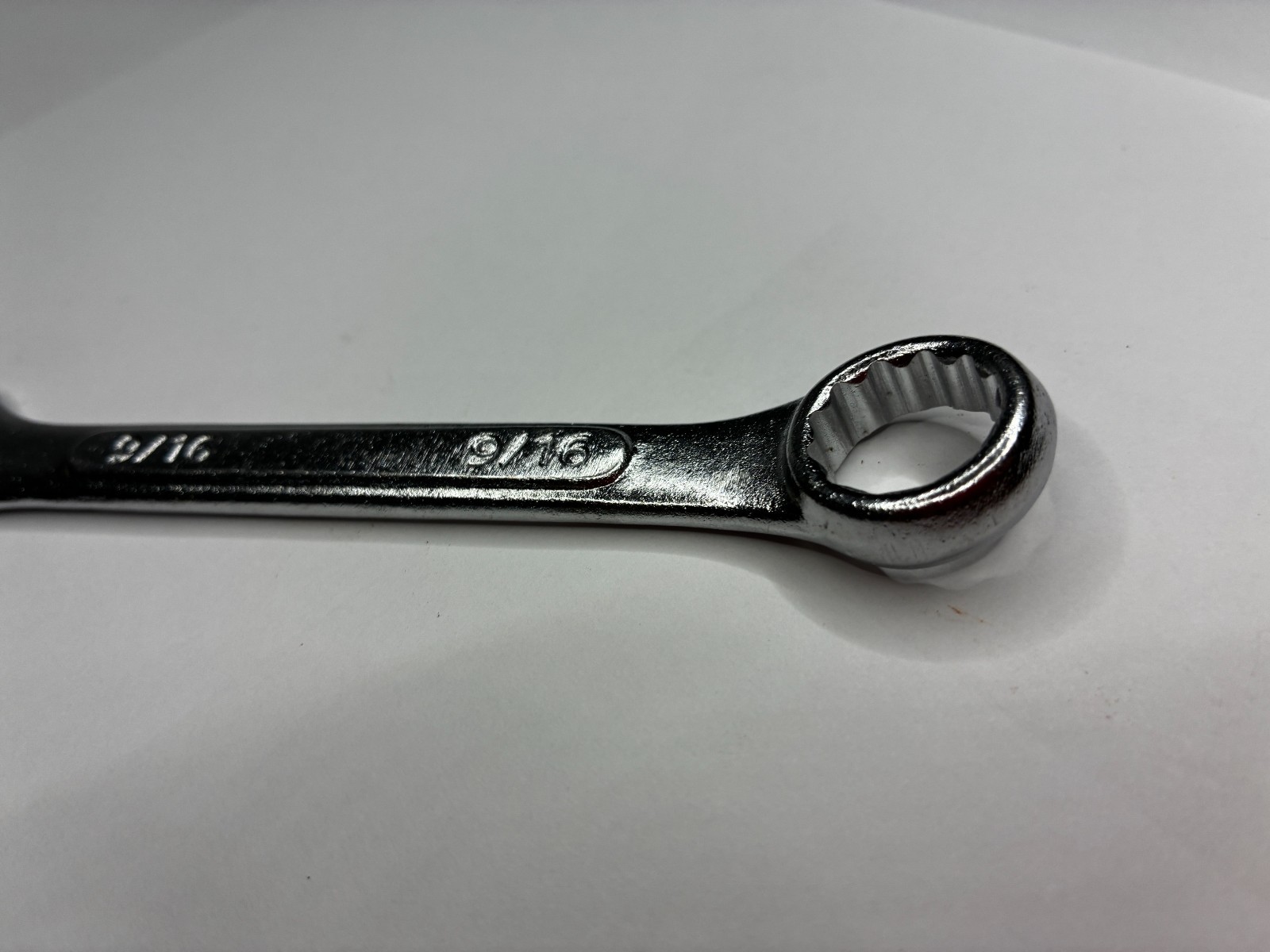 9/16 Combination Wrench SAE Drop Forged Open End Box End Chrome