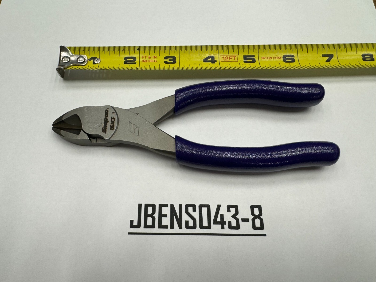 Snap-on Tools USA NEW DARK PURPLE Soft Grip 6″ Diagonal Cutter Pliers 86ACFDP