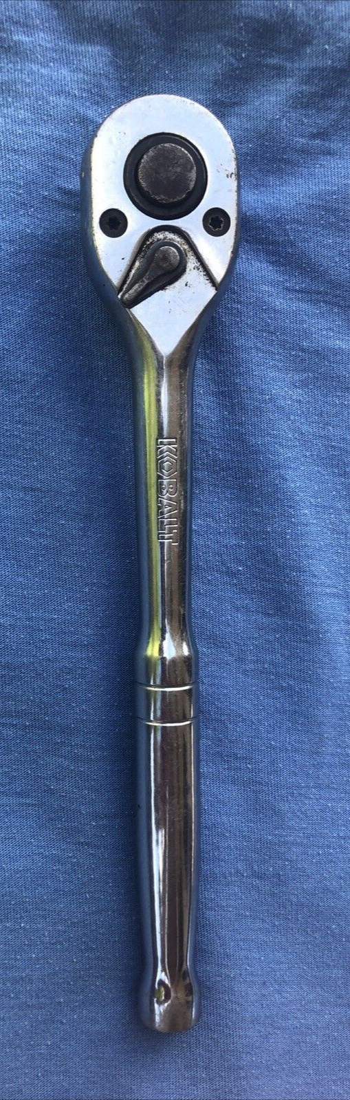 Kobalt 1/2 Inch Drive No. 337309 0916 Ratchet 10 Inches Long With Quick Release