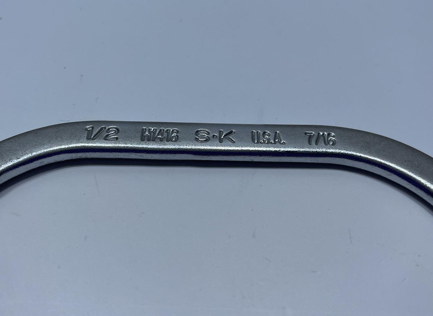 SK Hand Tools H1416 SAE 1/2″ x 7/16″ 12 Point Half Moon Wrench USA
