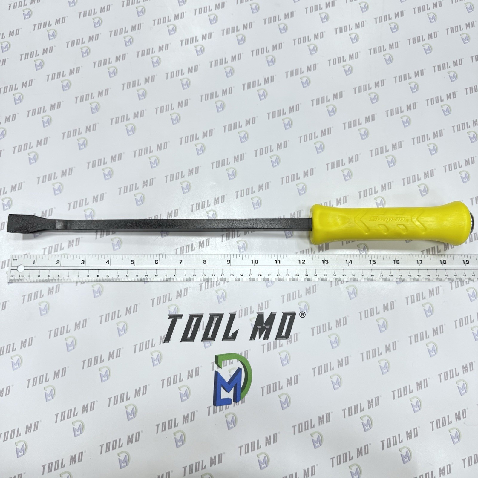 Snap-on Tools USA NEW HI VIZ YELLOW 18″ Length Steel Striking Pry Bar SPBS18AHV