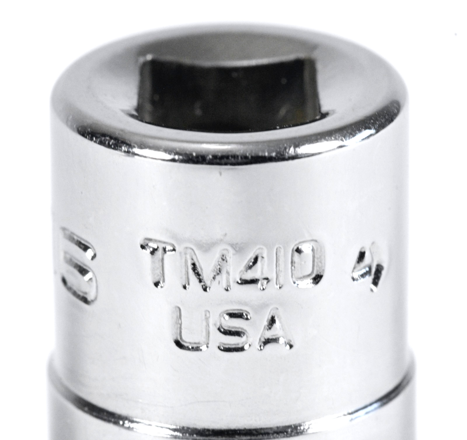 2x Snap-on TM408 TM410 SAE 1/4″Dr 8Pt 1/4″ 5/16″ Double Square Sockets NOS