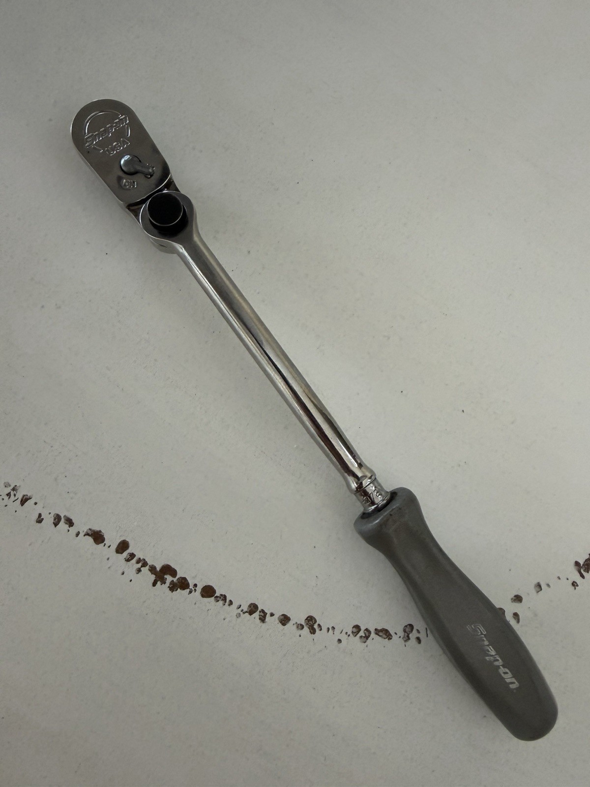 Snap On THD72MP Grey Titanium CONVERTED TO 3/8″ Multi-postionRatchet (FHCD72MP)