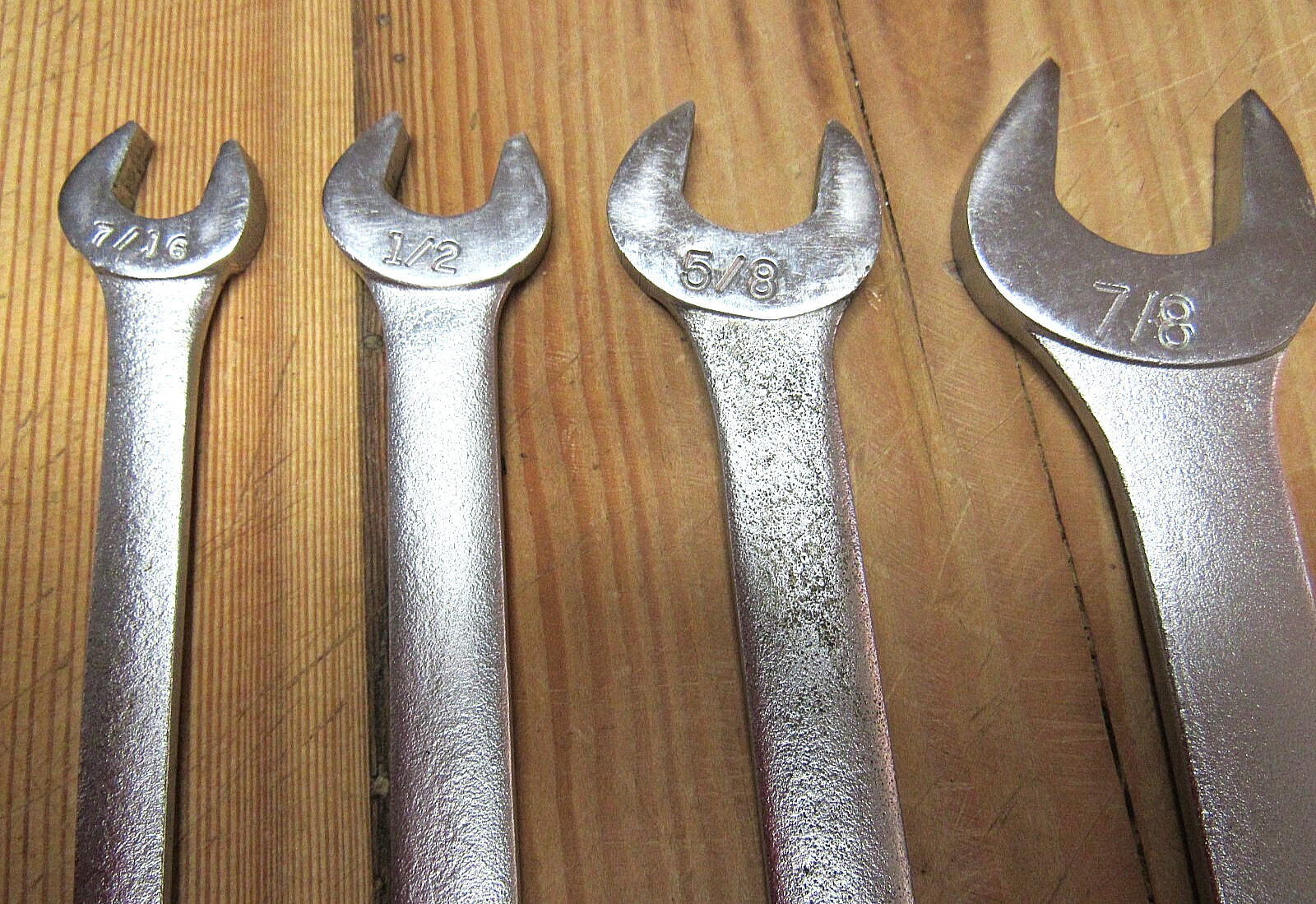 Craftsman SAE Tappet Thin Open End Wrench Set 3/8″ to 7/8″ V Series USA NICE!
