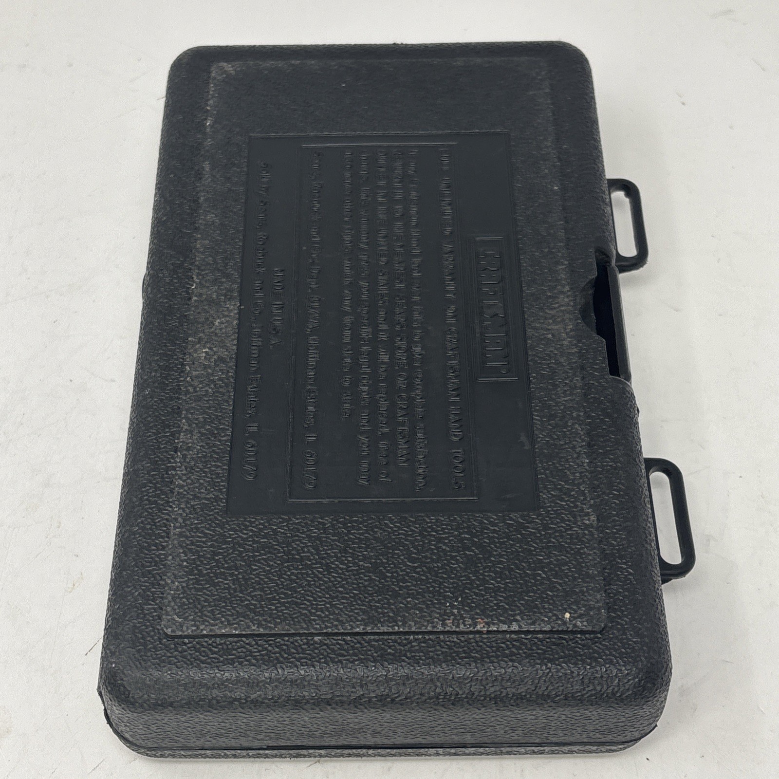 Craftsman 19pc 1/4″ Drive 6pt Socket Set with Plastic Case 9- 34800