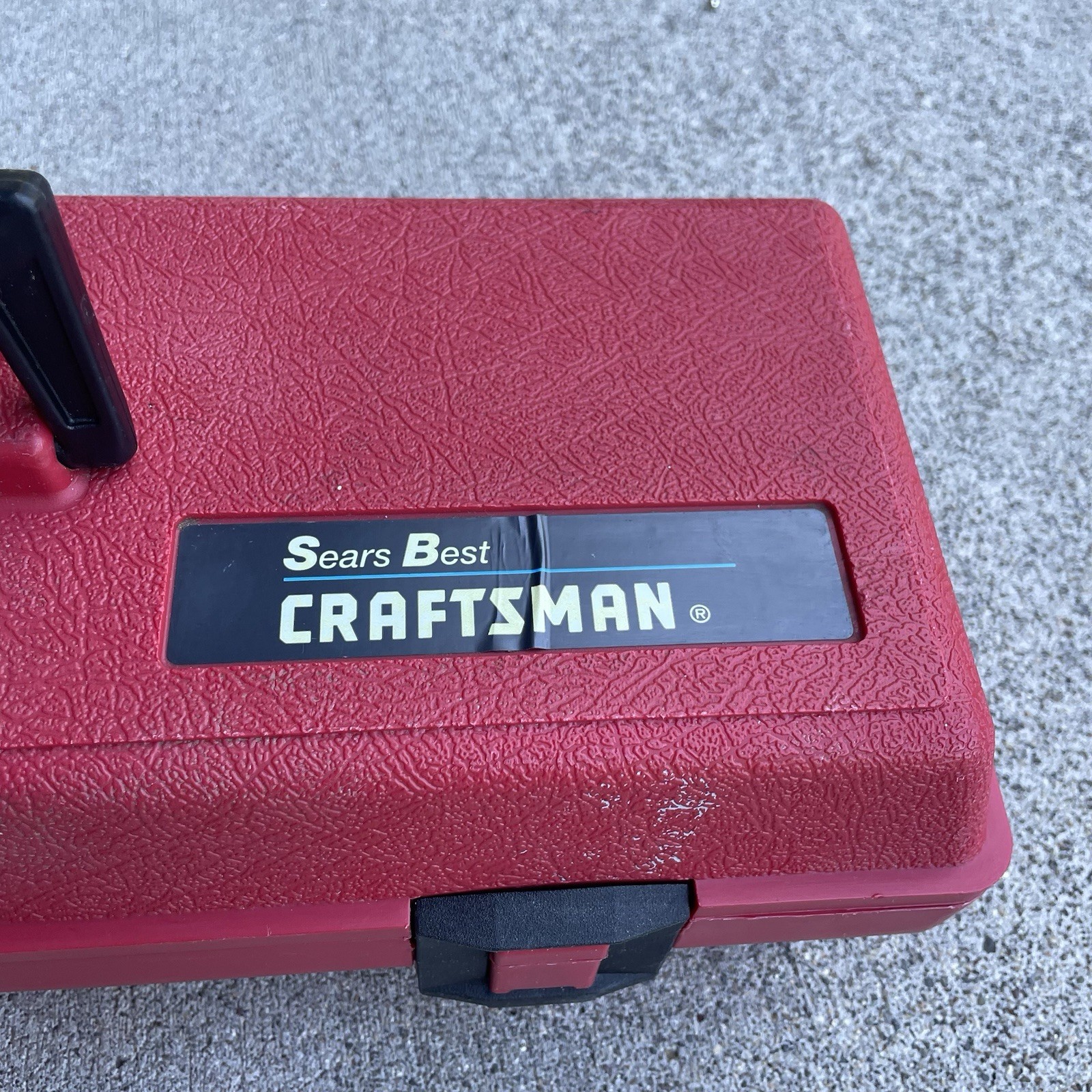 Vintage Sears Best Craftsman USA 18.5″ Red Permanex Tool Box Case