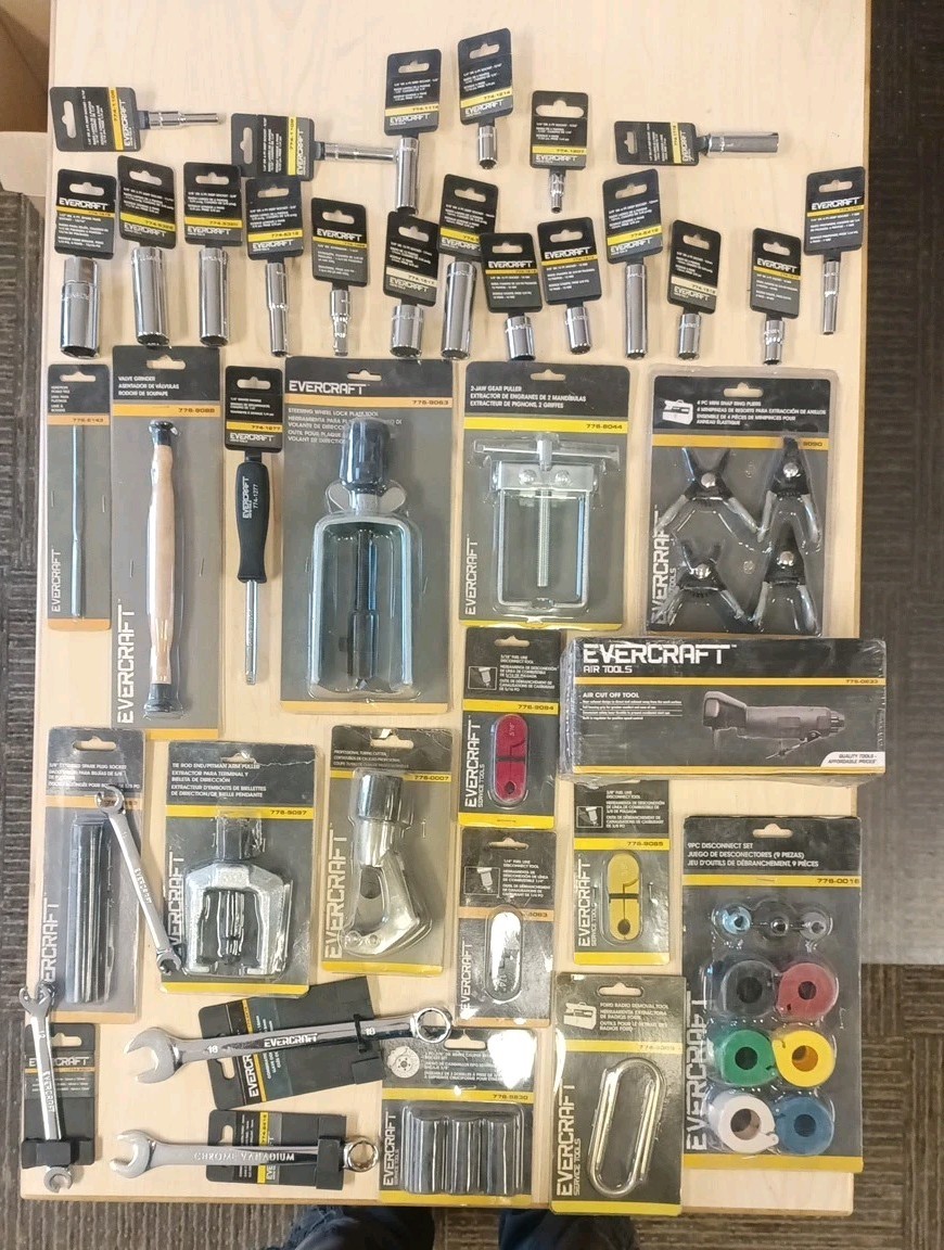 Lot Of 40 Mechanic Tools – New E