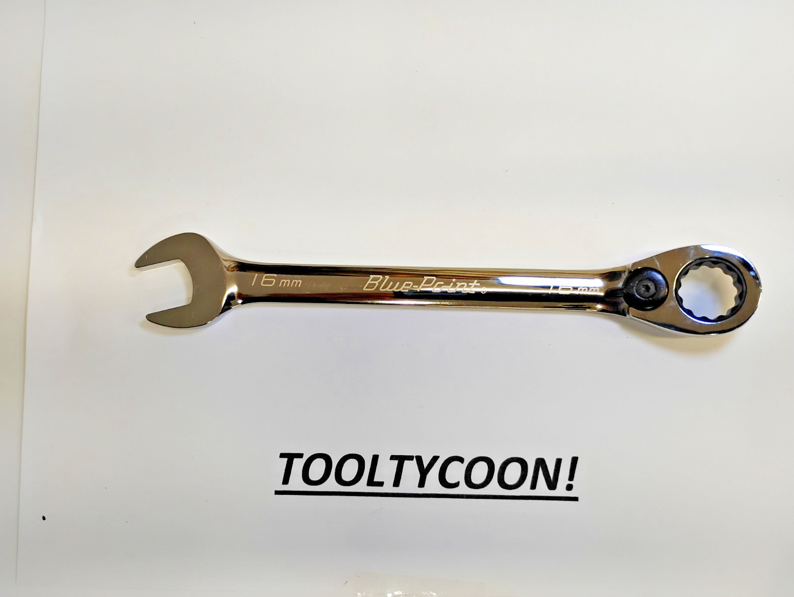 Blue Point Tools NEW BOERM16 16mm 15 Degree Ratcheting 12pt Wrench CHROME