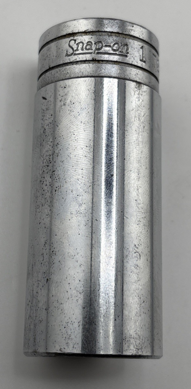 Snap On Tools TS321 – 1/2″ Drive 1″ SAE Deep 6 Point Chrome Socket – USA