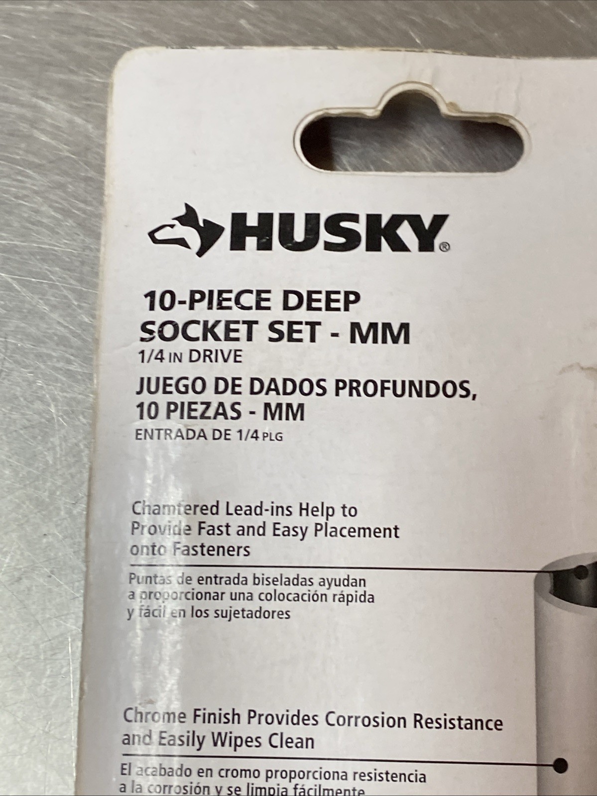 Husky1/4 in. Drive Deep Metric Socket Set (10-Piece)
