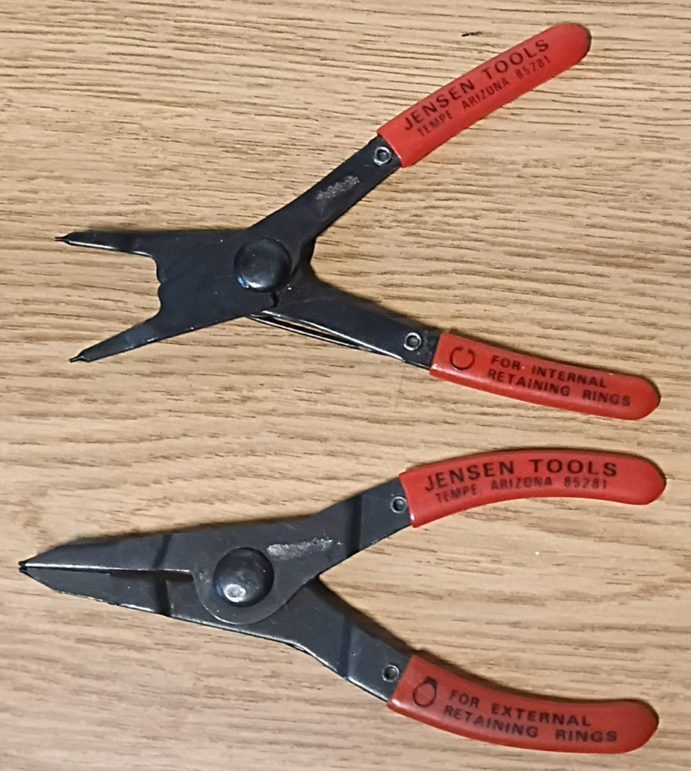 Jensen Tools Co. Internal & External Retaining Ring Plier Set