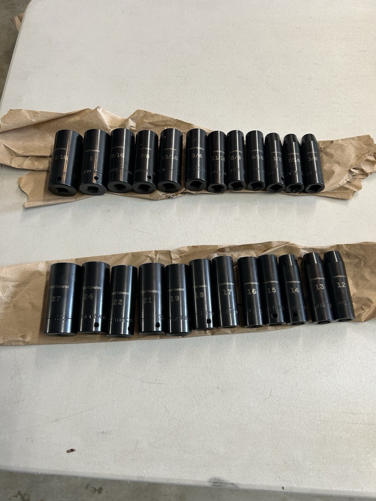 Craftsman Impact Sockets SAE And Metric