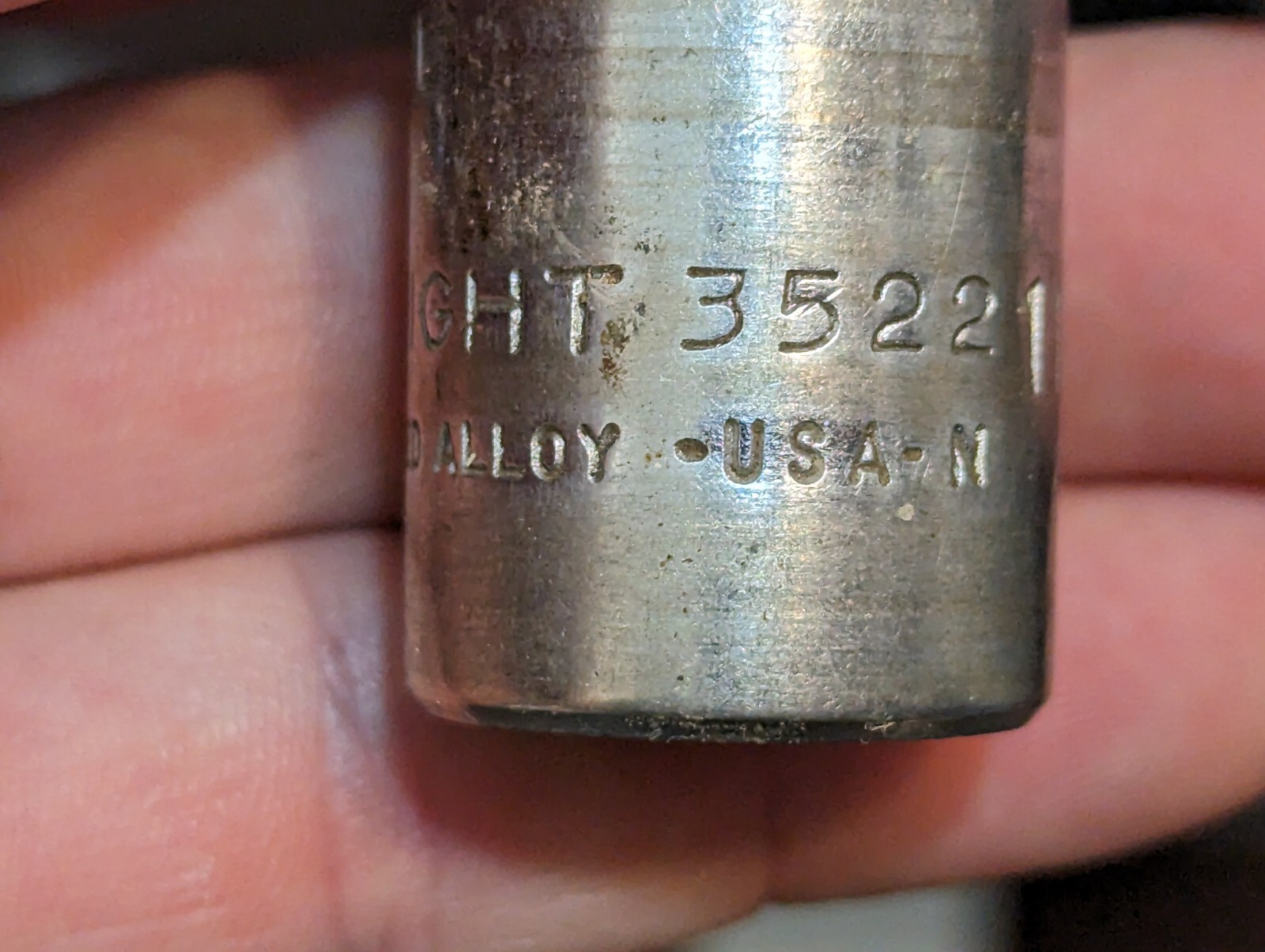 VTG WRIGHT 3/8″ Drive 11/16″ Deep Replacement Socket 6 Point Model 3522 Made USA