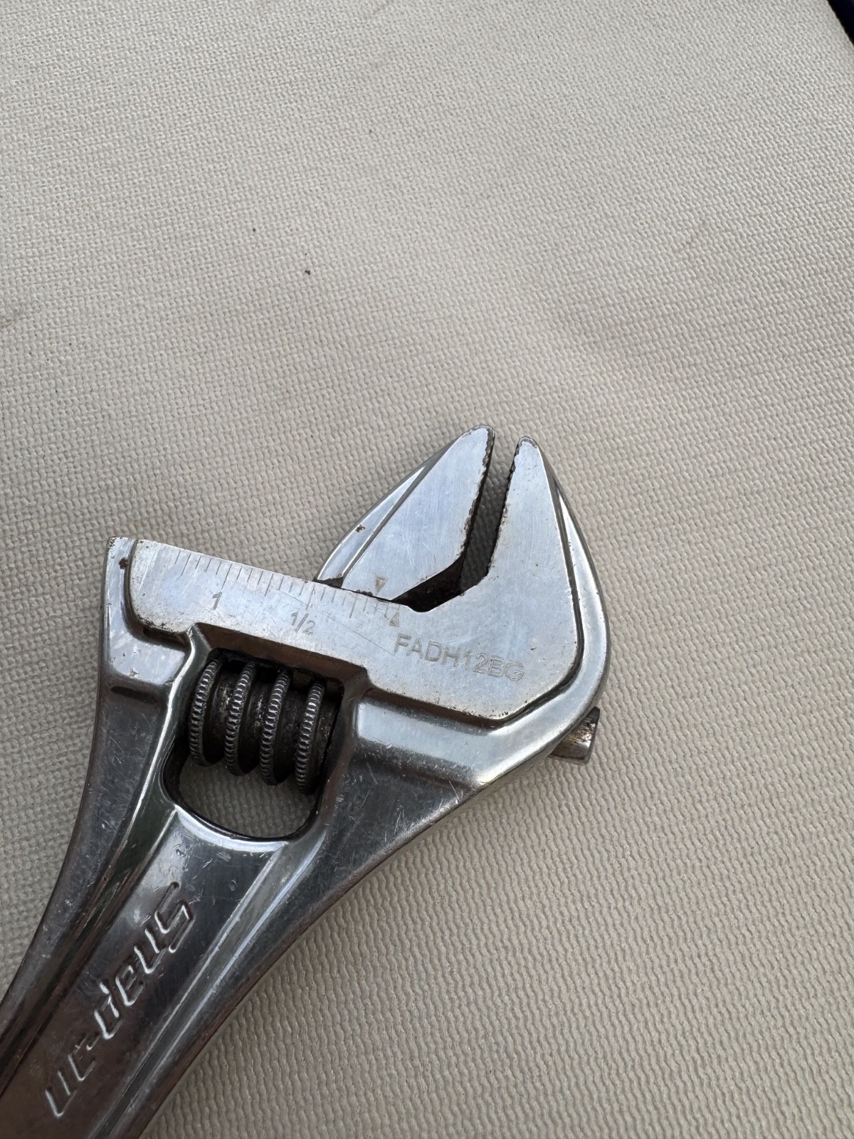 Snap-on™ 8″ 12″ Green Flank Drive Plus Adjustable Wrench Set FADH702C1G