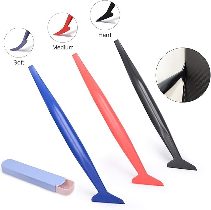 Kit de herramientas para envolver vinilos para teñir ventanas con cinta adhesiva