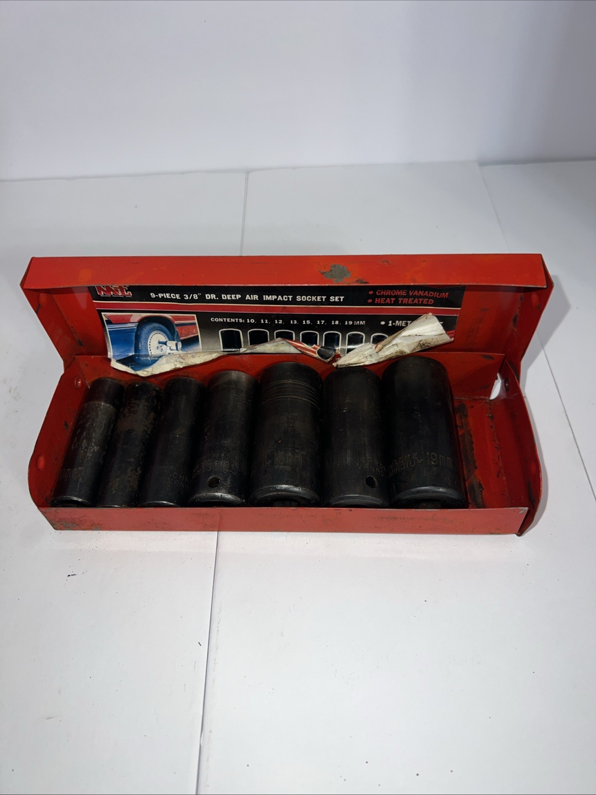 MIT Michigan Industrial Tools Chrome Vanadium 3/8″ Drive Impact Socket (7pc)