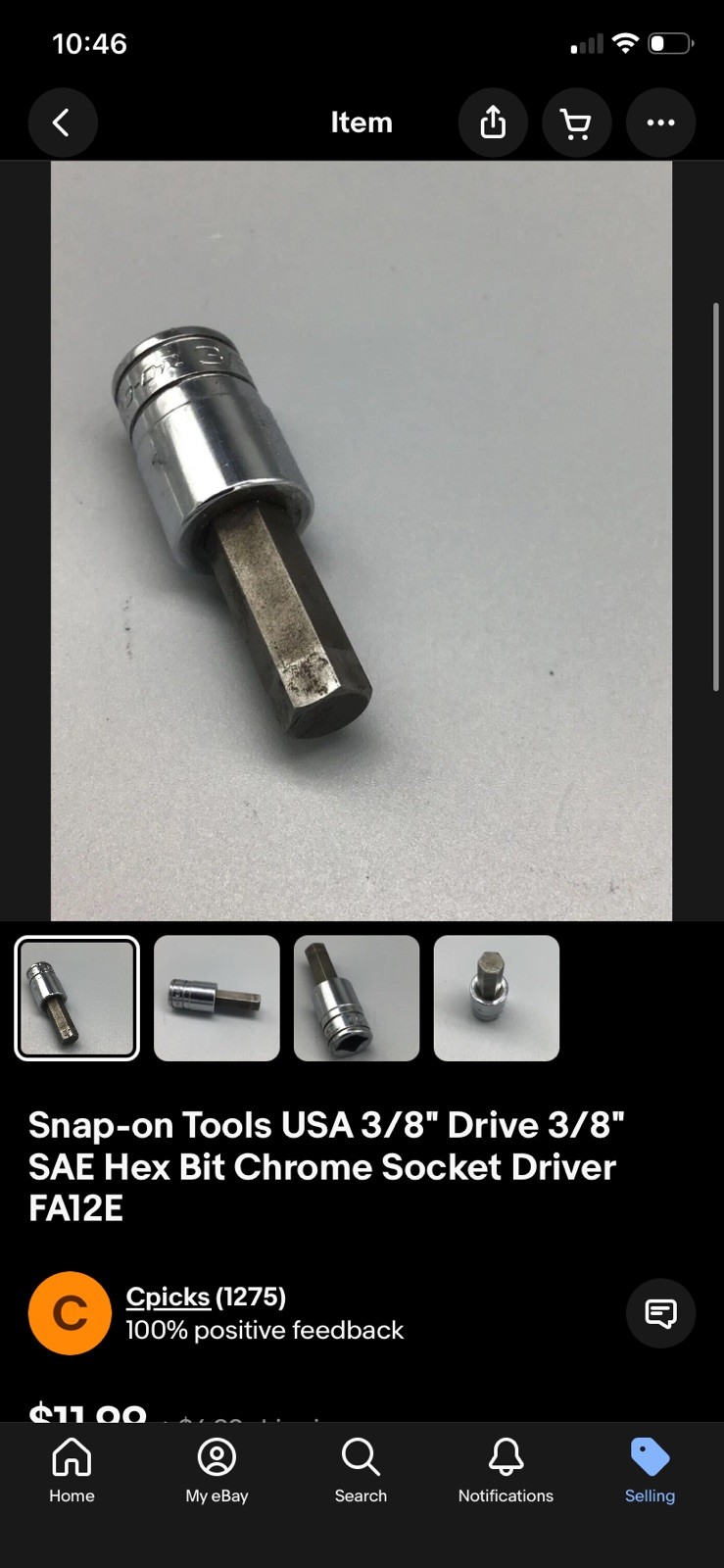 snap on socket lot assorted