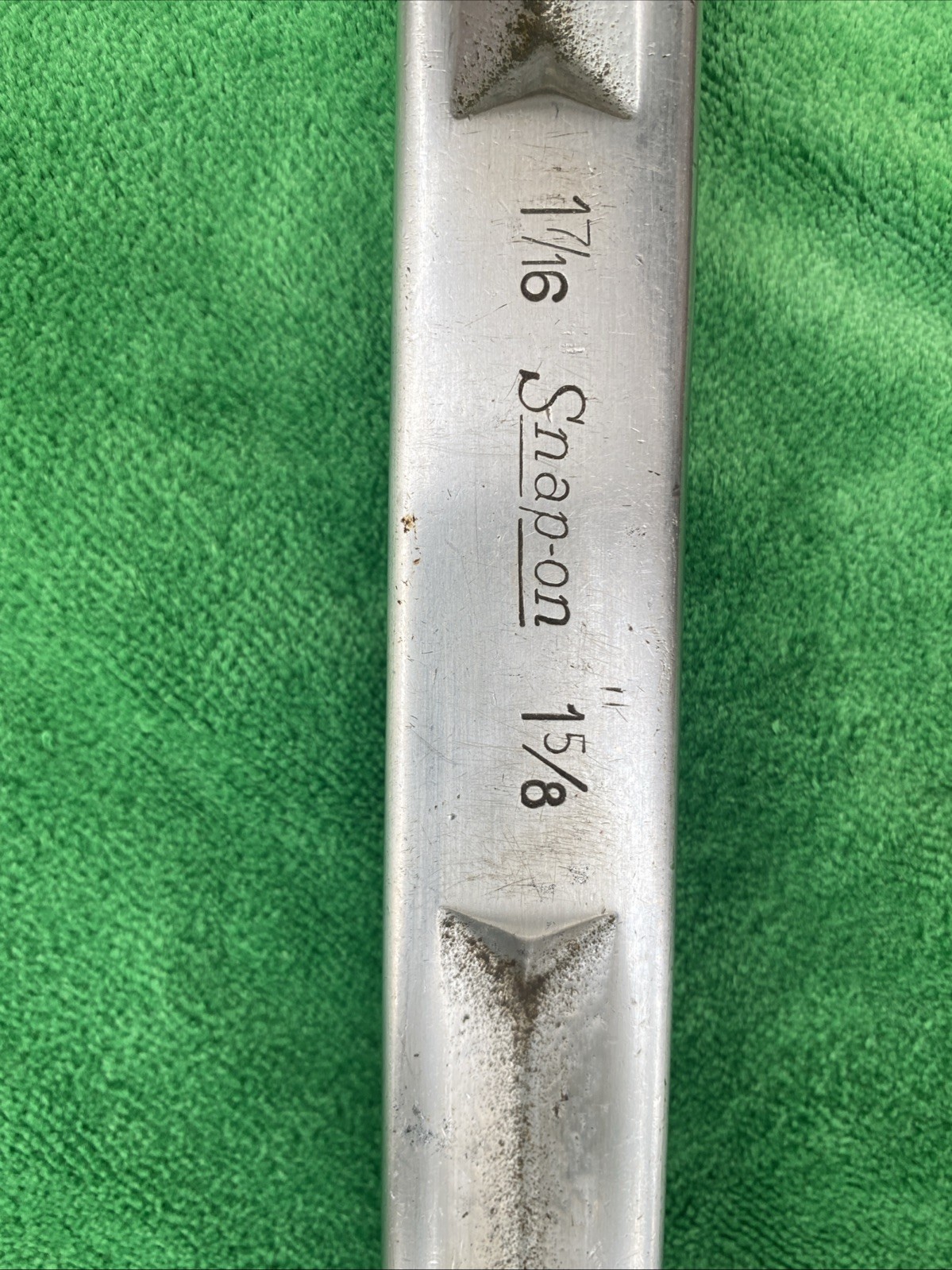 Vintage Snap On Offset Combination Wrench XV-4652 1 7/16 – 1 5/8 Made In USA