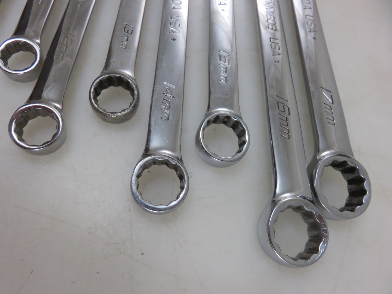 Snap-On METRIC OEXM Series Combination Wrench 8pc Set 10mm-17mm