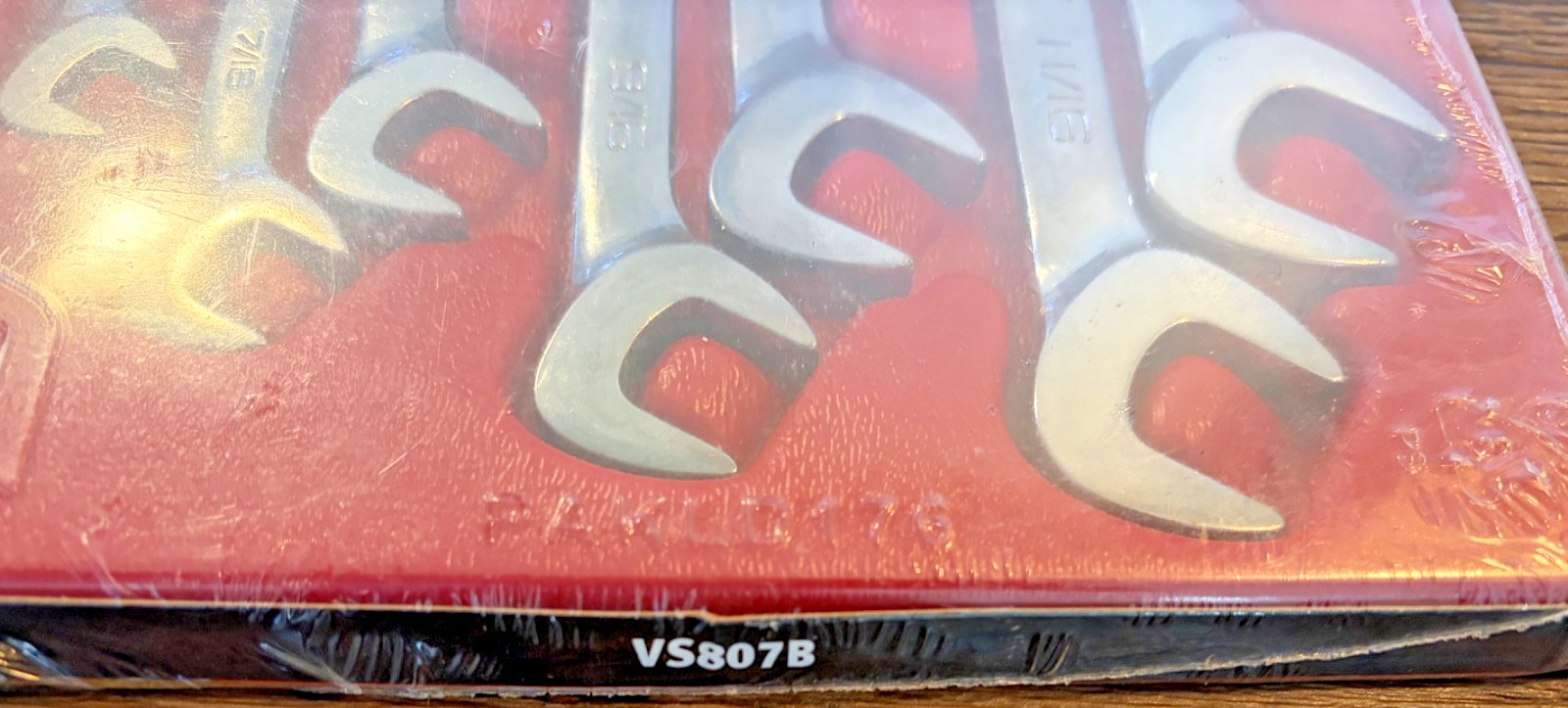 Snap On VS807B 7 Piece 4-Way Angle Head Open End Wrench Set New Sealed USA