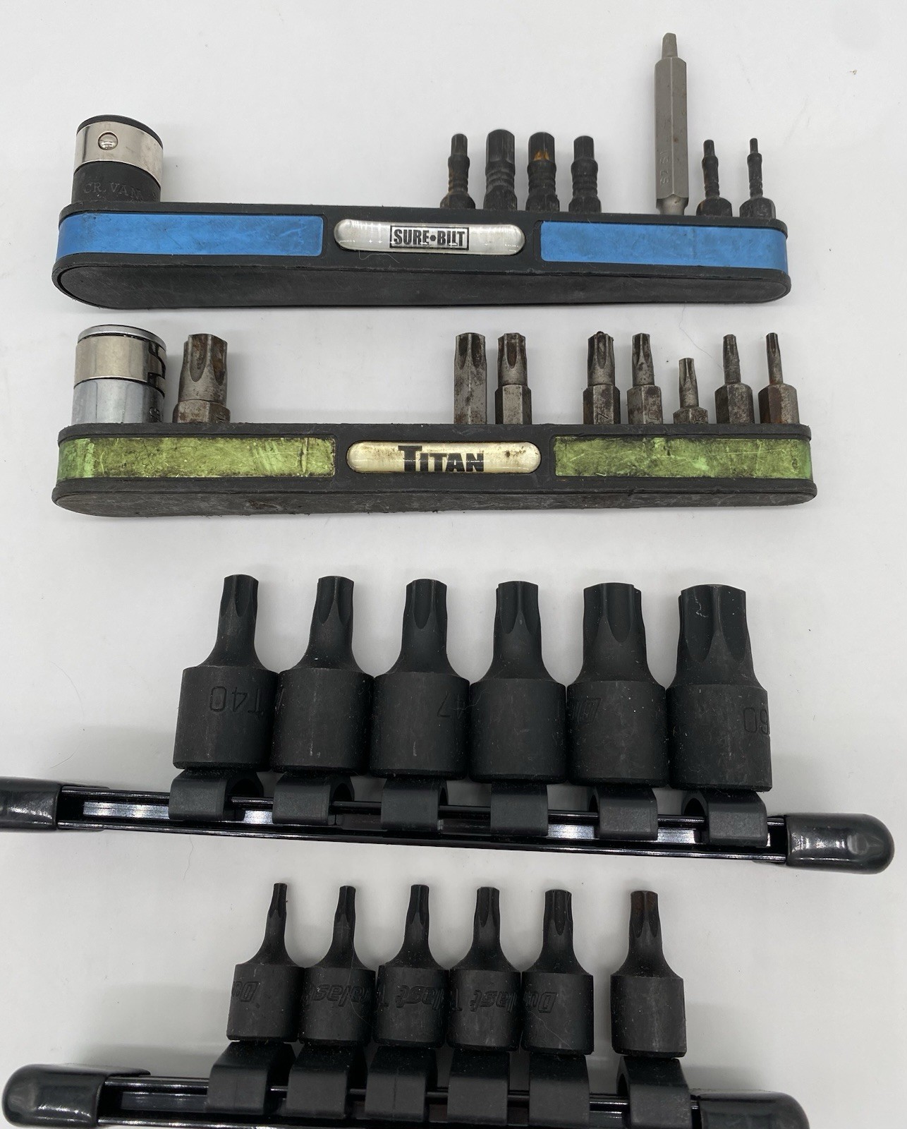 Pneumatic (Impact Rated) Torx Bit Sets (2) + Other Random Bits & Bit Holders