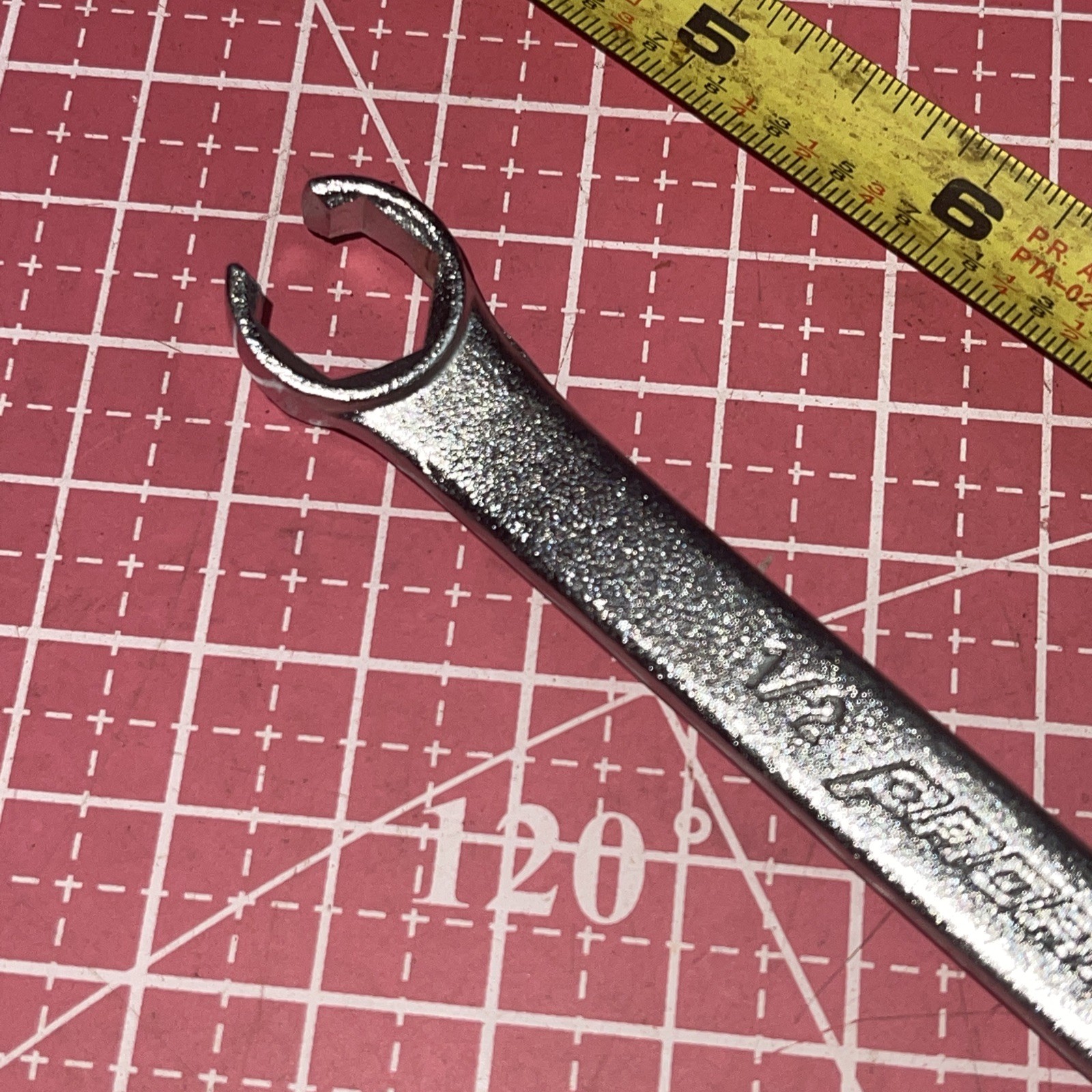 NOS Proamerica USA 2716 1/2 x 9/16 In SAE line flare nut Wrench Long Handle 6 Pt