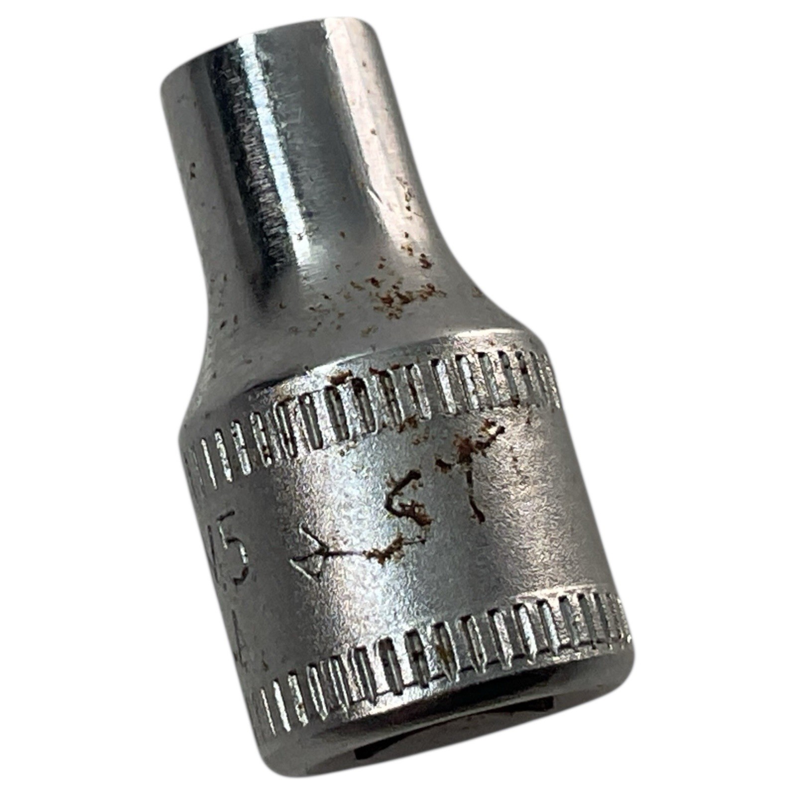 Snap-On Shallow Metric Socket TMM5 1/4″ Drive 5mm 6 Point Chrome As Pictured USA