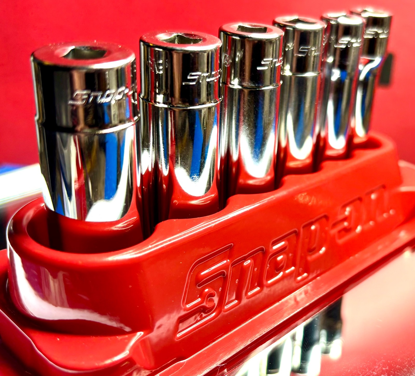 Snap-On Tools 1/4″ Drive SAE 12-Point Deep Essential Socket Set EXCELLENT COND.
