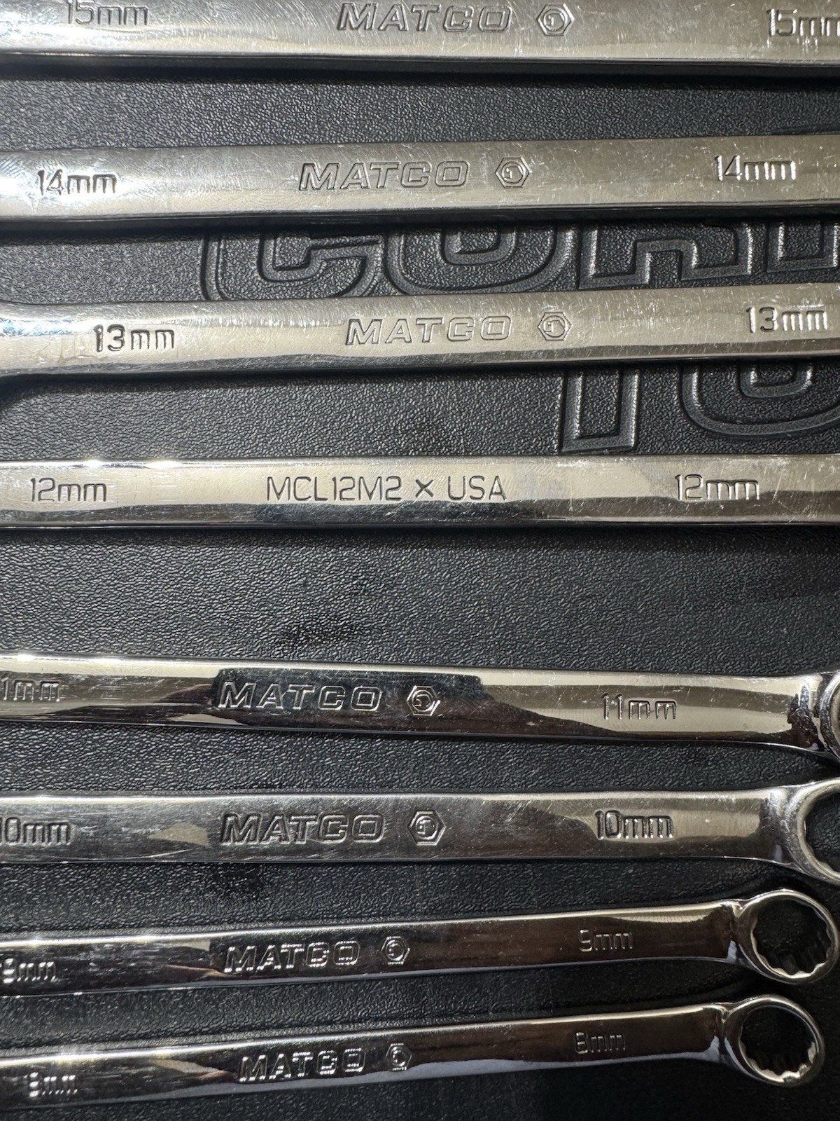 Matco 12pc 8-19mm Wrench Set USA Made