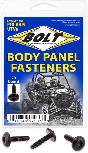 Bolt Mc Hardware RZR-BDPNL UTV Body Panel Fasteners – M6x24