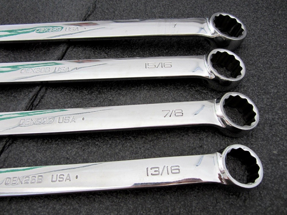 Snap-on 13/16″ 7/8″ 15/16″ 1″ SAE Combination Wrenches OEX USA