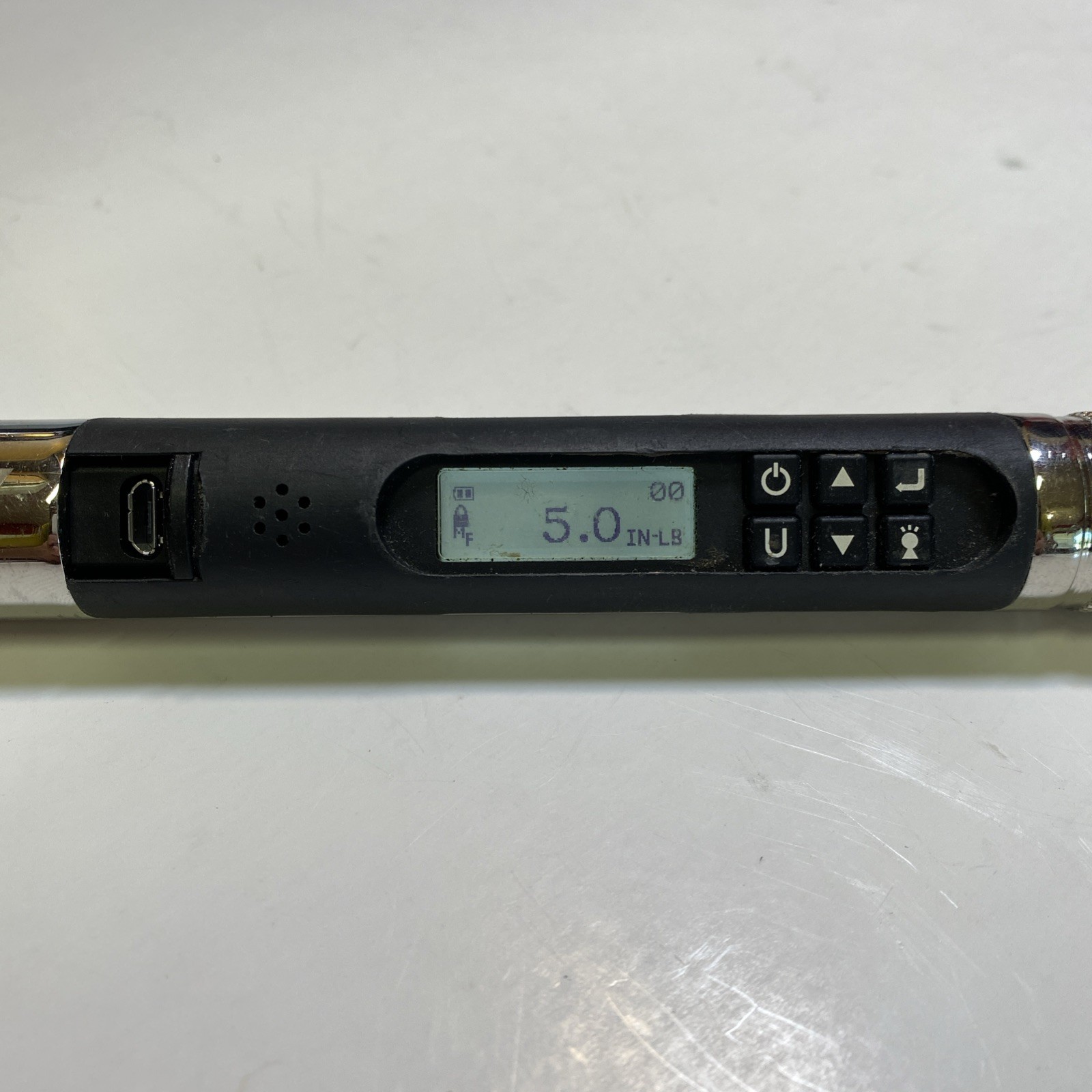 Snap-On 1/4″ Drive CTECH1MR100 Micro Electronic Torque Wrench 5-100 IN LB