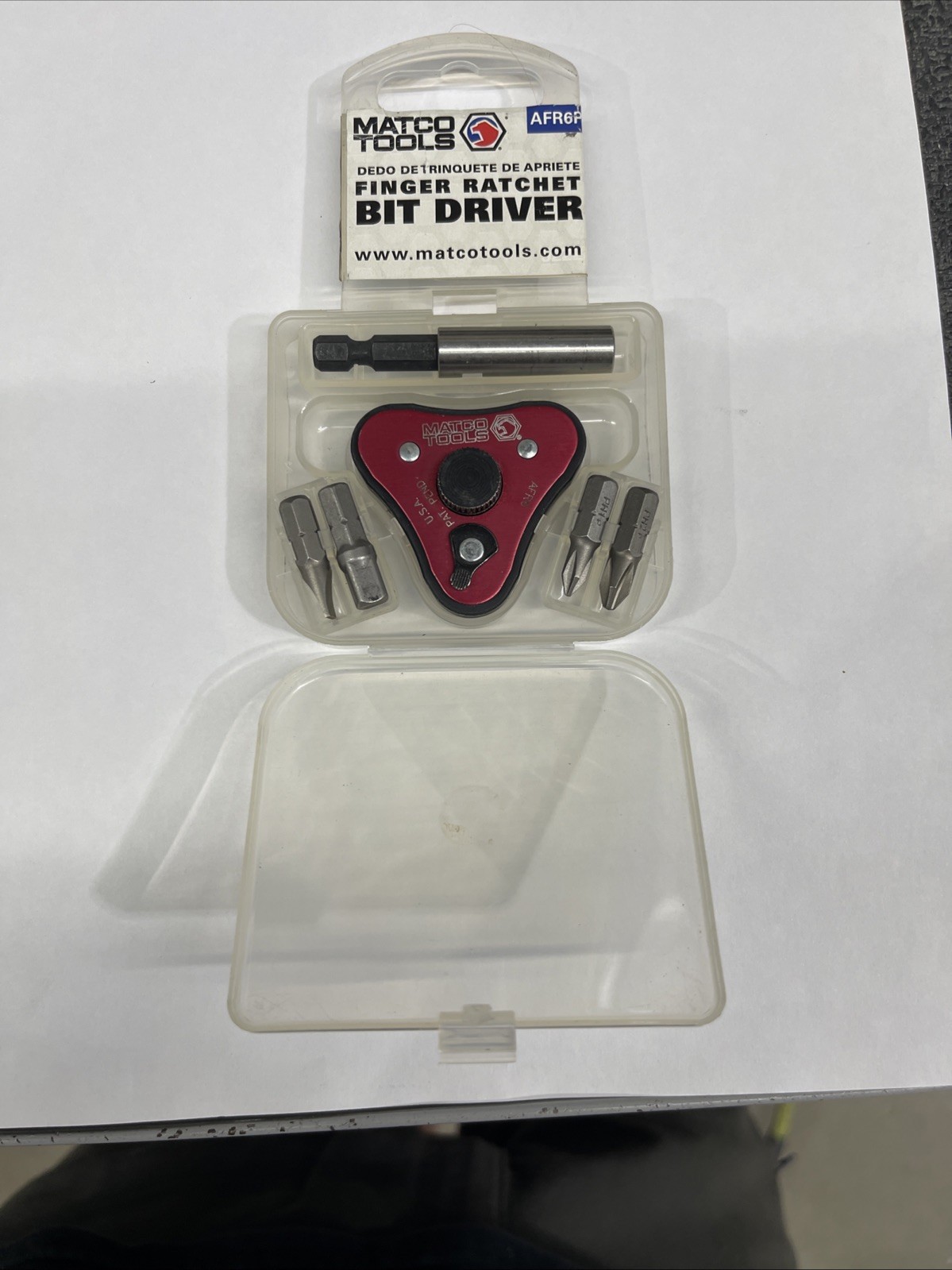 Matco Tools AFR6P Finger Ratchet Bit Driver