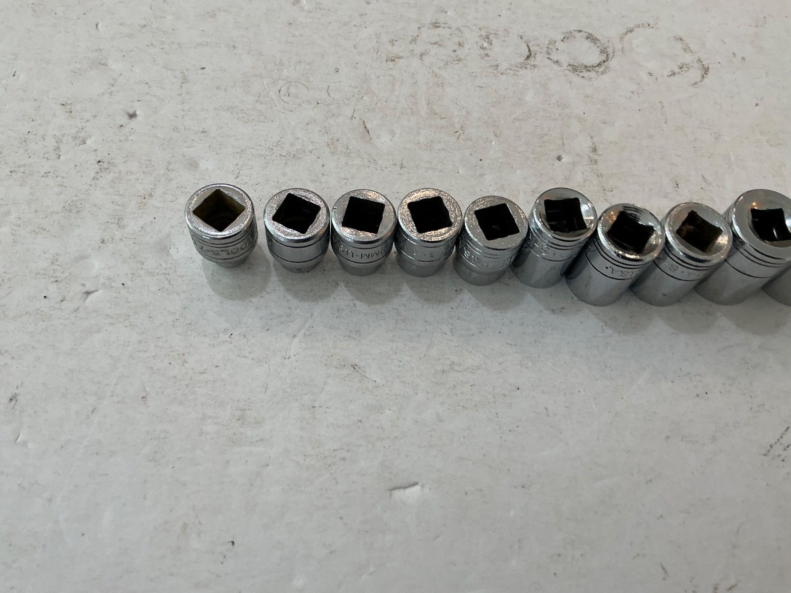 SK S-K Tools 11 Pc Shallow 6 pt Metric Socket Set, 7-19mm 3/8″ Drive USA made