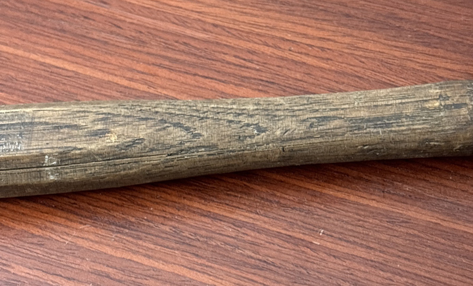 VINTAGE SNAP ON TOOLS BF611 AUTO BODY WOOD HANDLE SHORT PICK HAMMER