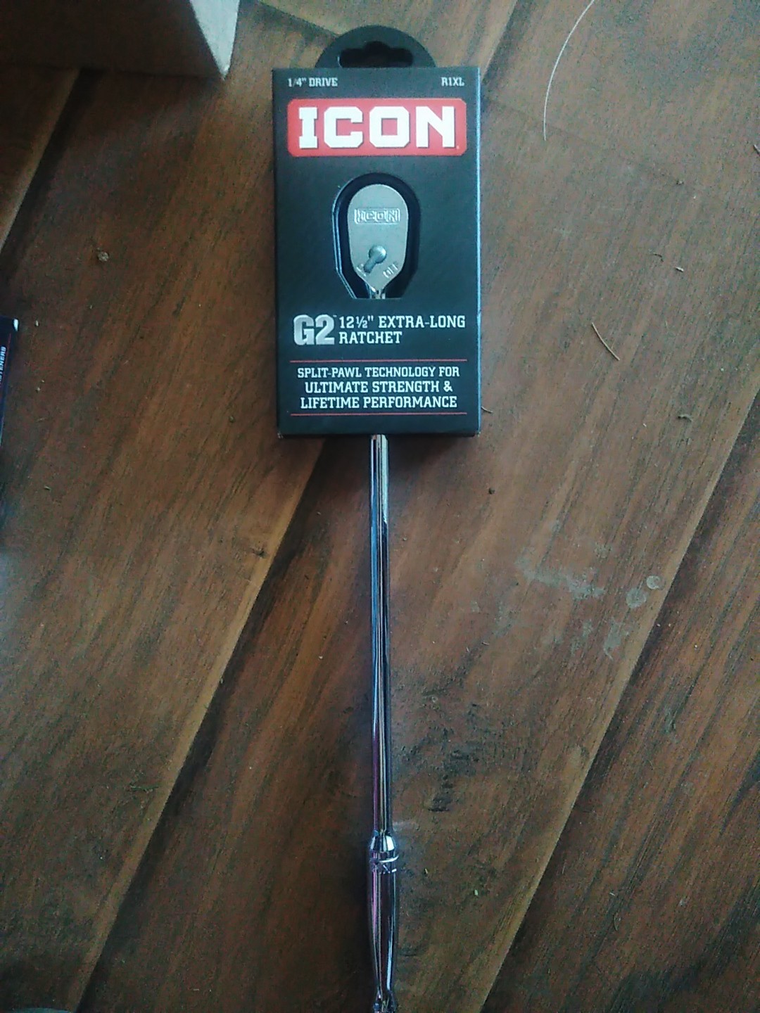ICON R1XL G2 1/4″ Drive 12.5″ Extra Long Ratchet R1XL