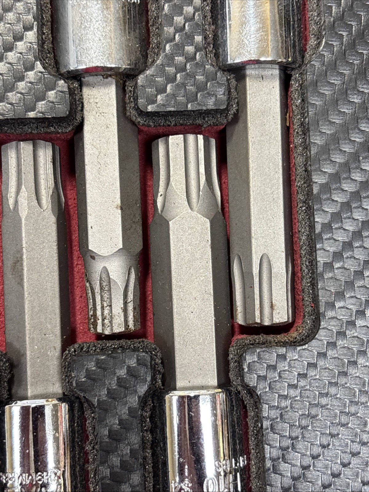 Mac Tool Sxh14rbrt 14pc Sae / Metric Hex Driver Set Rbrt Grip edge Nice!!!