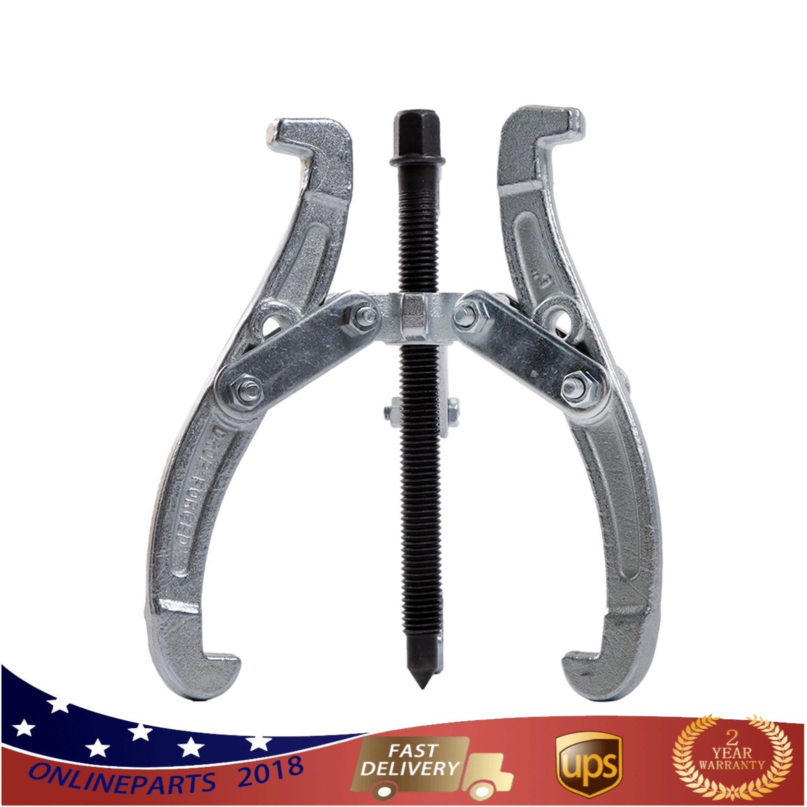 4 Pcs 3 Jaw Puller Tool Kit for Pulley Gear Bearing 3 in/4 in/6 in/8 in