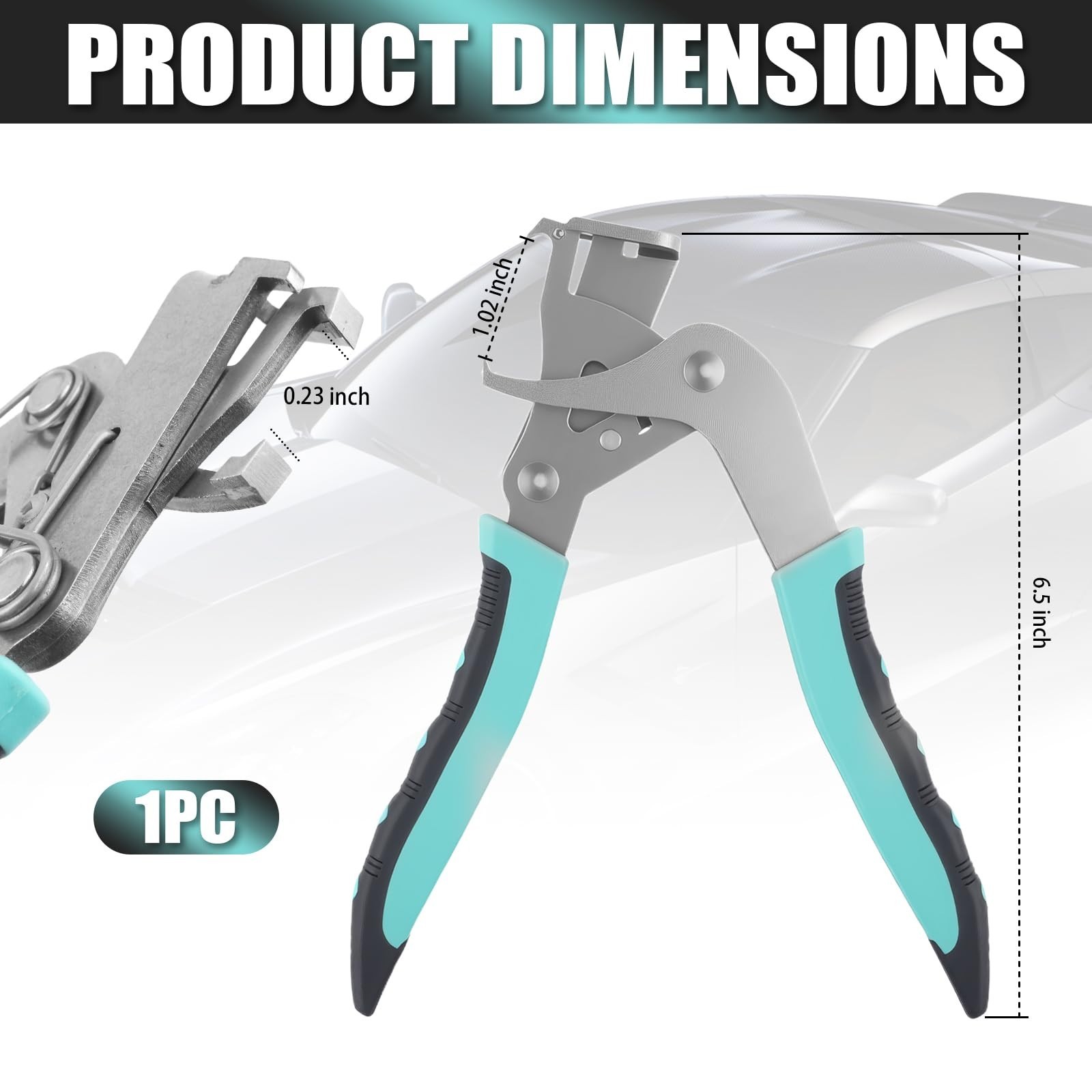 Heavy-Duty Car Clip Plier Trim Tool Fastener Removal Lever Disassembly Snap Tool