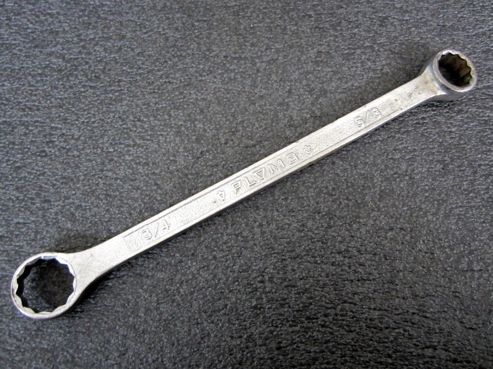 Vintage Plomb 5/8″ x 3/4″ Box End Wrench 1131 Pebble USA
