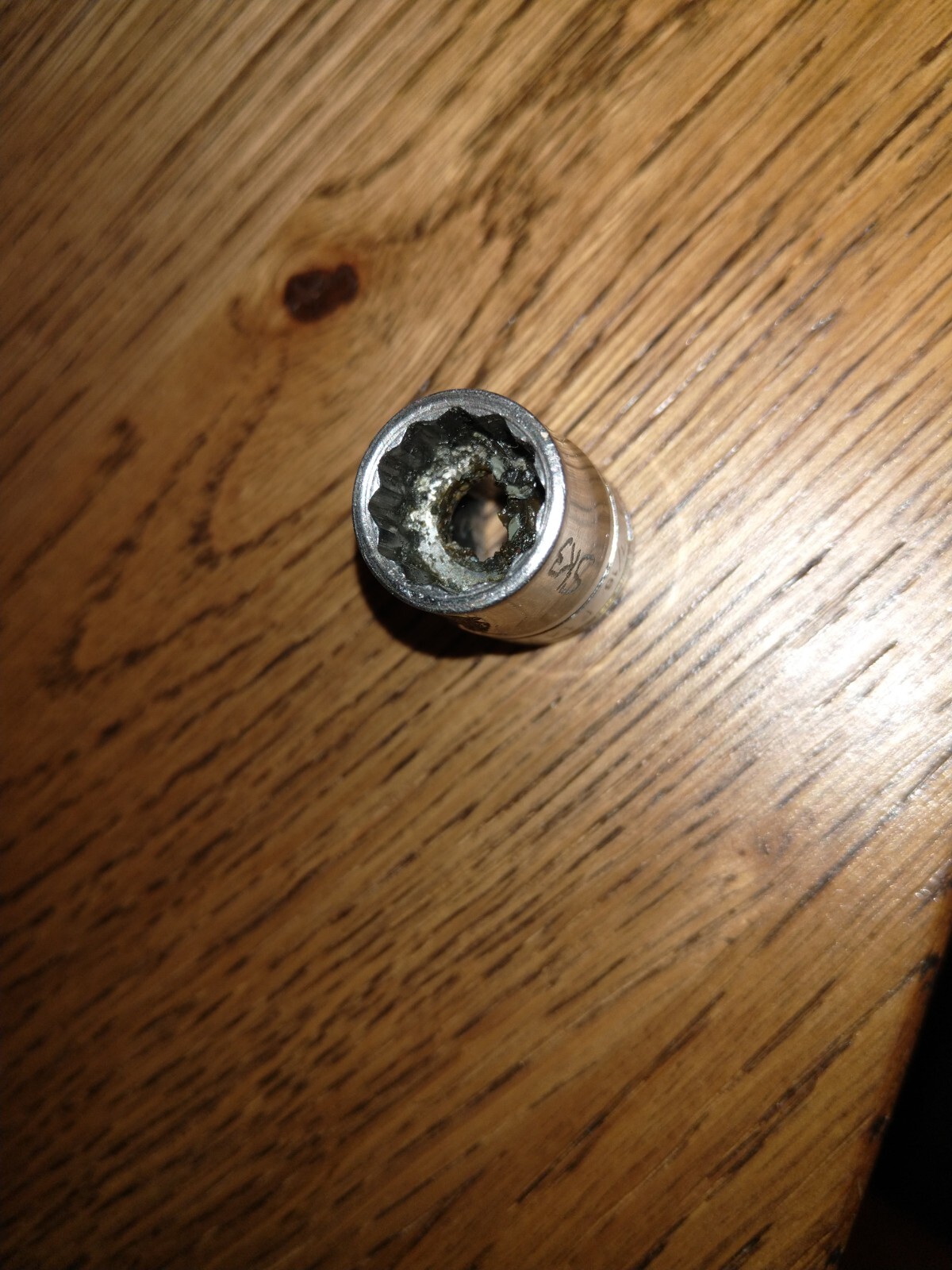 Snap-on USA 3/8″ Drive 12-Point SAE 7/16″ Flank Drive Shallow Socket F141 21gram