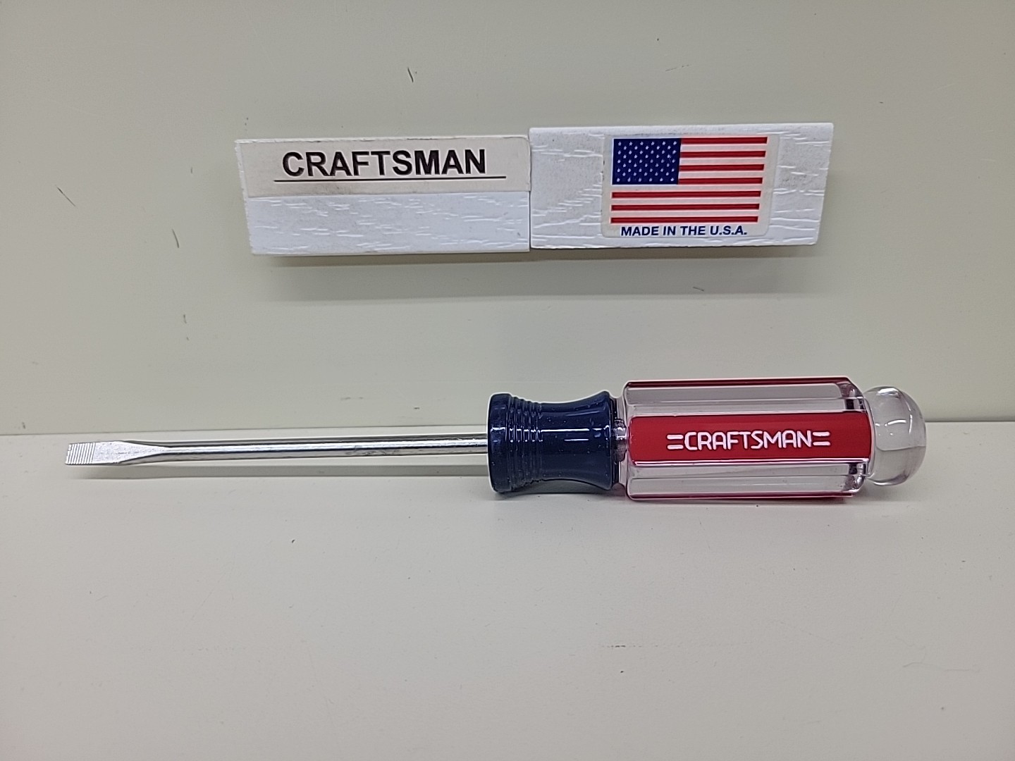 Craftsman 3/16″ Flat Tip Screwdriver 41247 WF New Old Stock USA