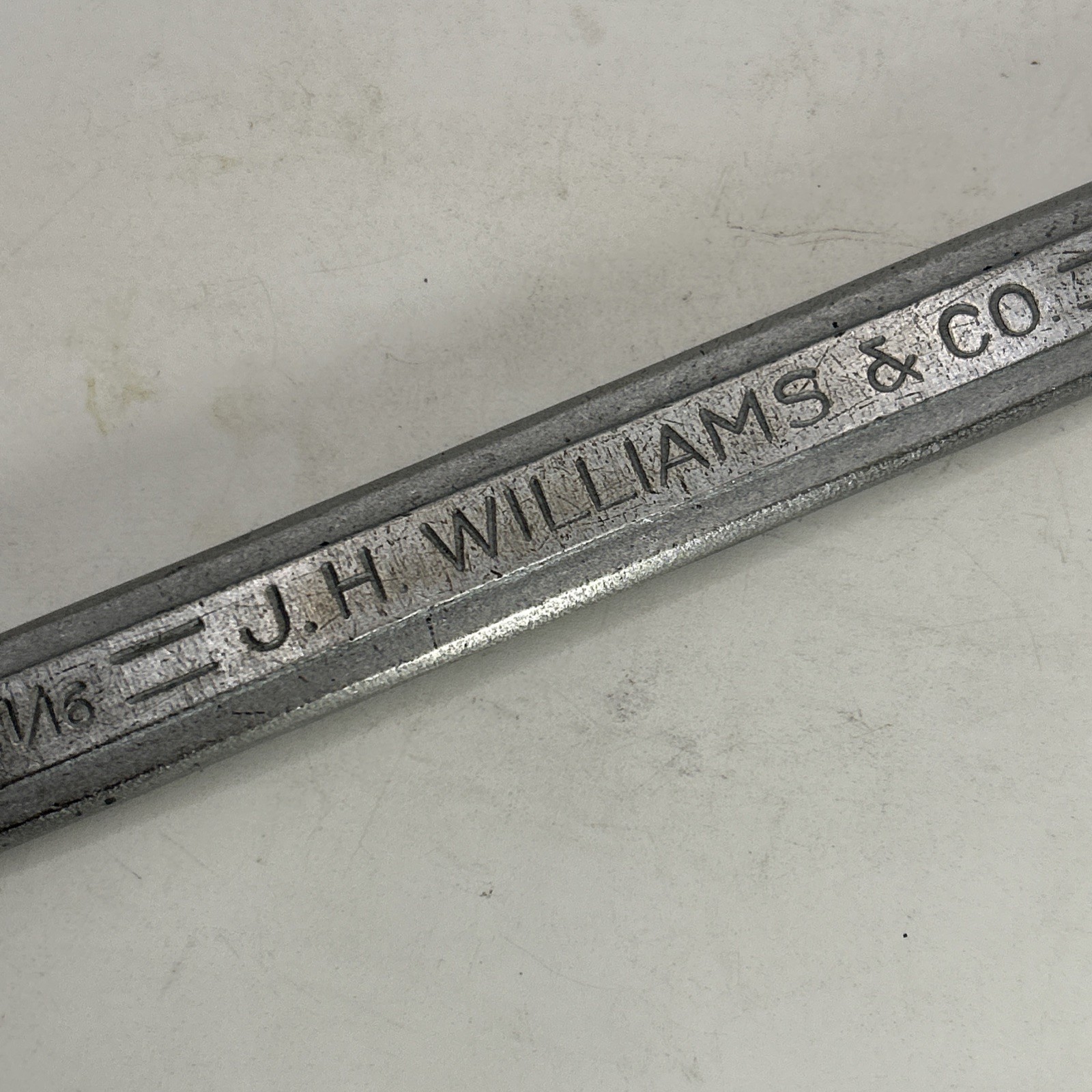 J.H. Williams & Co Superrench 1 1/16” Combination Wrench Vintage