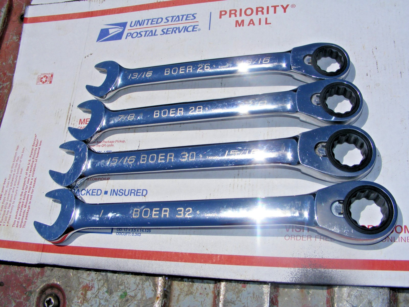 blue point ratcheting wrench set sae