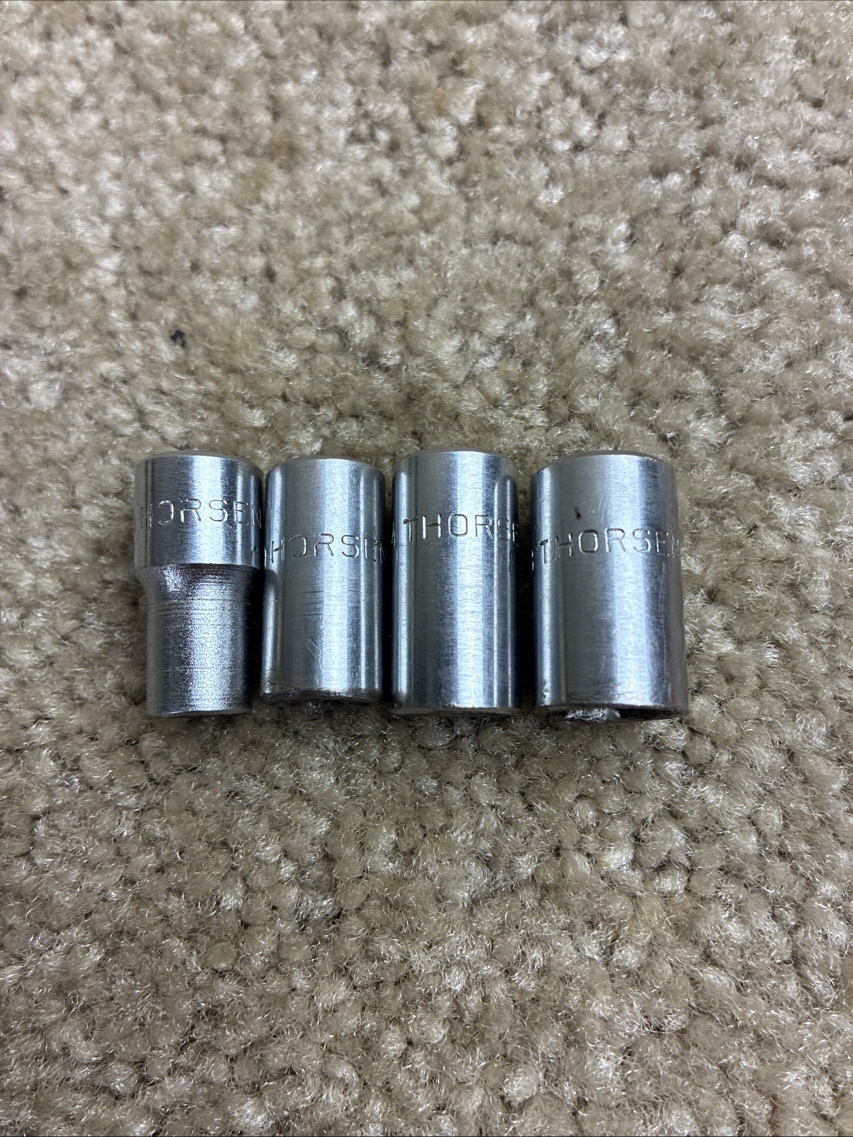 Thorsen #3810 3/8 Ratchet/Socket Set SAE 1968 Vintage