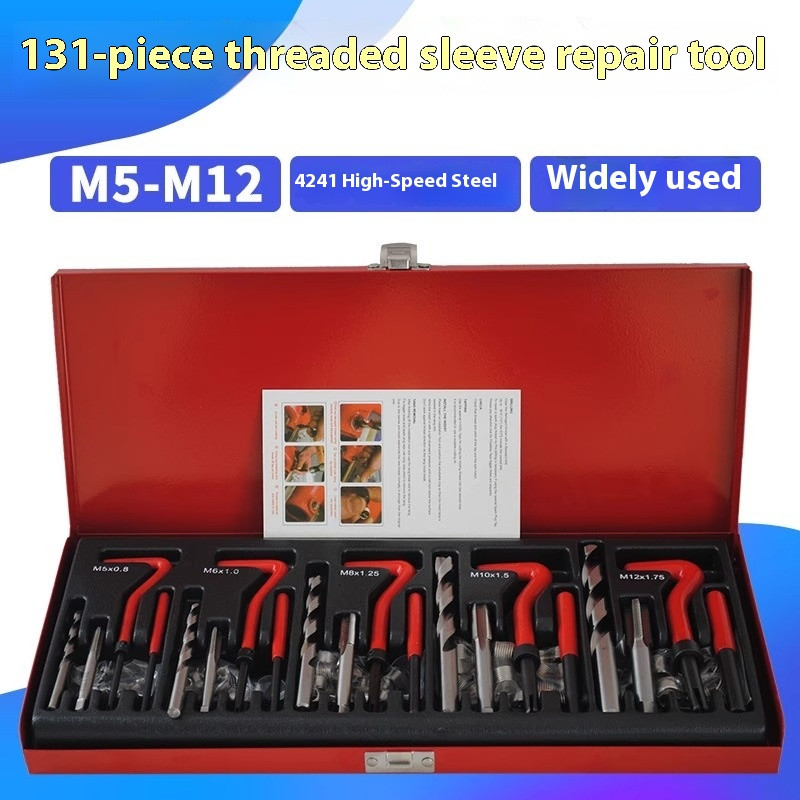 NEw Car Pro Coil Drill Tool Metric Thread Repair Insert Repair Kit M5*0.8mm