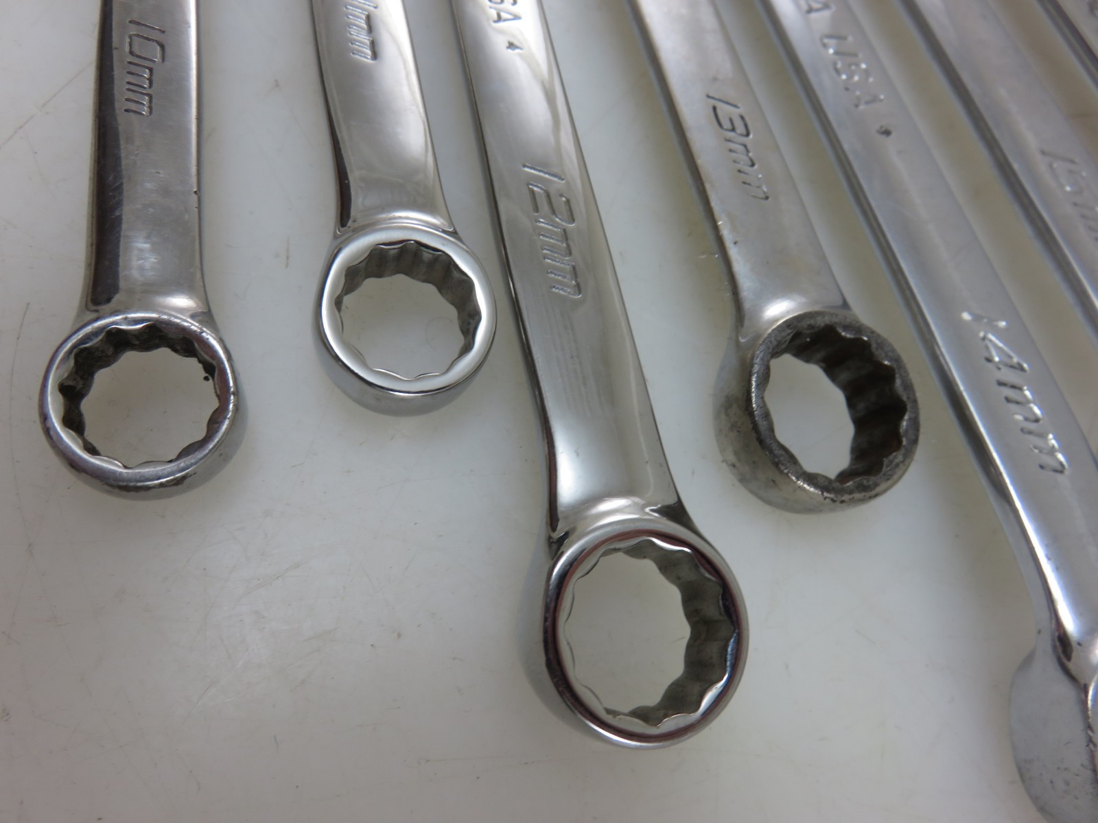 Snap-On METRIC OEXM Series Combination Wrench 8pc Set 10mm-17mm