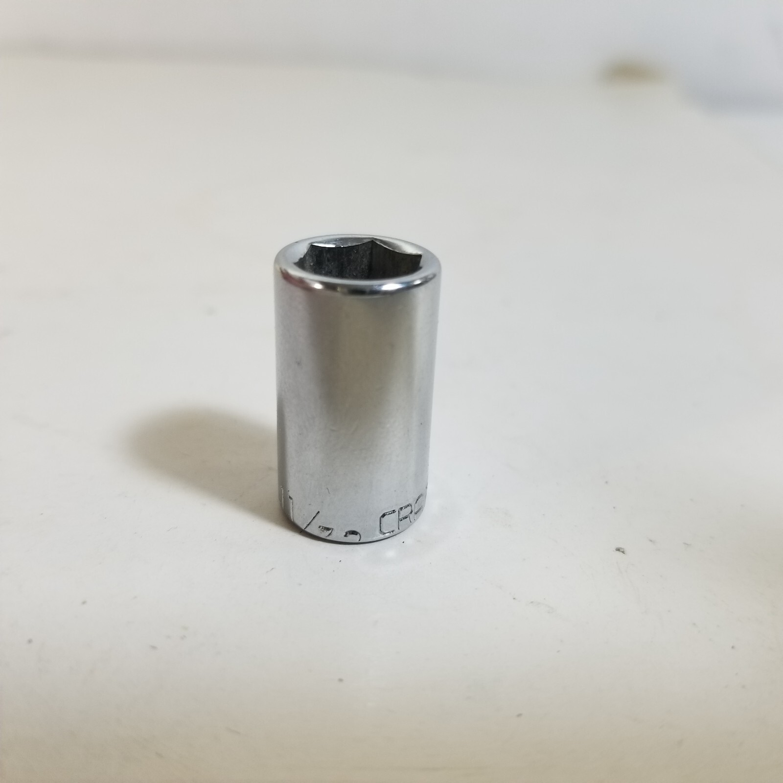 Craftsman USA 11/32″ 6 Point 1/4″ Drive Shallow Socket G Series MISPRINT